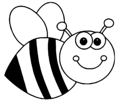 Desenho de abelha grande