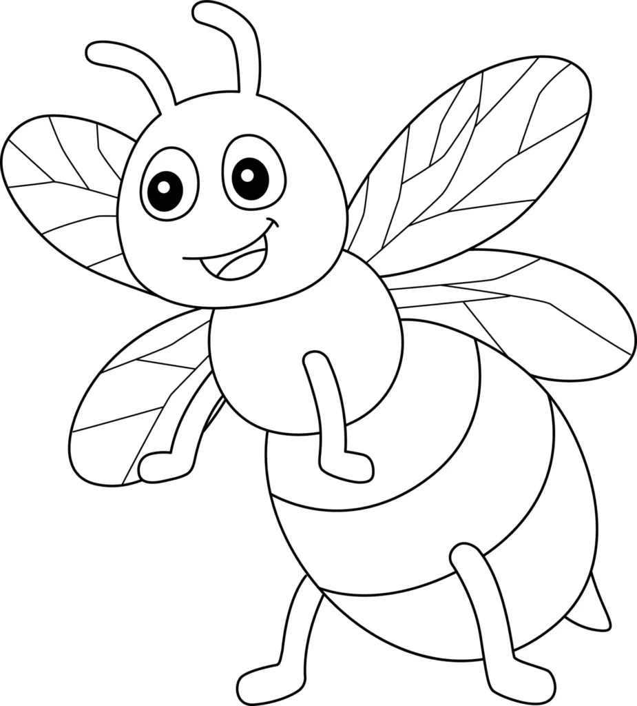 desenho de abelhinha para colorir